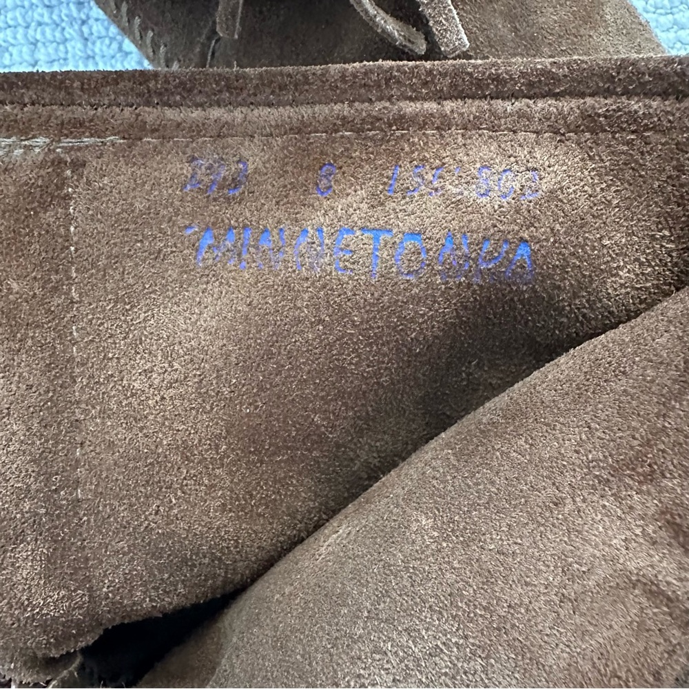 Minnetonka suede fringe booties NWOB - Picture 7 of 8